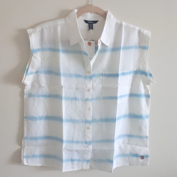 Hatley Tristan Shirt /Blouse - Tie Dye Stripes/BNWT - Picture 10 of 12